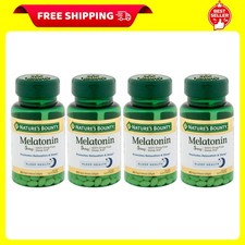 Nature's Bounty Melatonin 5Mg Softgels Pack Of 4 Natural Sleep Aid 90 Count