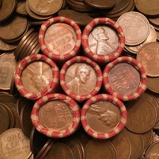 💰 1909-1958 Lincoln Wheat Cent Rolls 💰