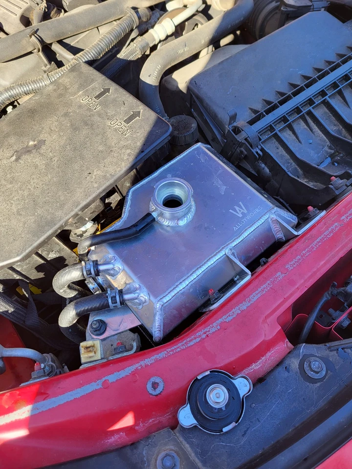 Aluminum Coolant Tank W/Cap For 2006-2015 2010 Mazda MX5 / Miata MK3 2.0L ALLOY - Image 3 of 4