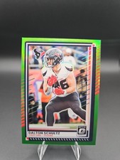 2025 Panini Donruss Optic Dalton Schultz Green /199 #22 Houston Texans