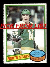 1980-81 O-Pee-Chee OPC Hockey 7-301 EX/EX+ Pick From List All PICTURED yy2