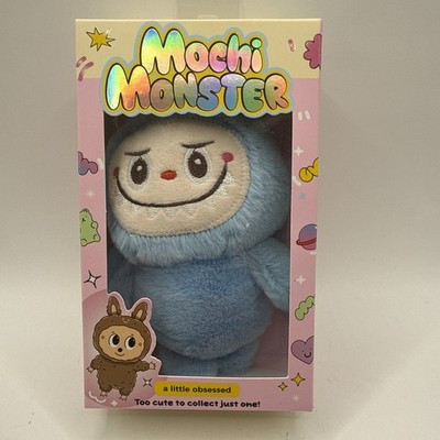 5'' Mochi Monster A Little Obsessed Plush Charm Collectible Keychain Blue New