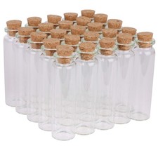 Small Glass Bottles with Cork Stoppers 20ml