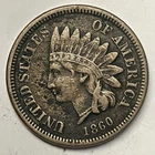 1860 Indian Head Cent. Nice very Fine Detail