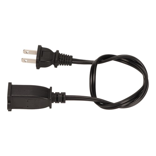 For NEMA 1 15P To 1 15R Cable 2 Prong Waterproof Flame Retardant Power Exten NEW - Afbeelding 3 van 12