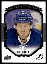 2015-16 Upper Deck Portraits Slater Koekkoek Tampa Bay Lightning #P-91