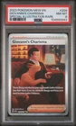 2023 POKEMON MEW EN-151 SPECIAL ILLUSTRATION RARE #204 GIOVANNI'S CHARISMA PSA 8