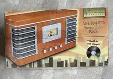 Emerson Heritage Series NR53 Retro-Style AM/FM Radio W/ CD New Sealed From 2007