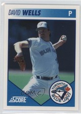 1991 Score Toronto Blue Jays David Wells #9 0q3