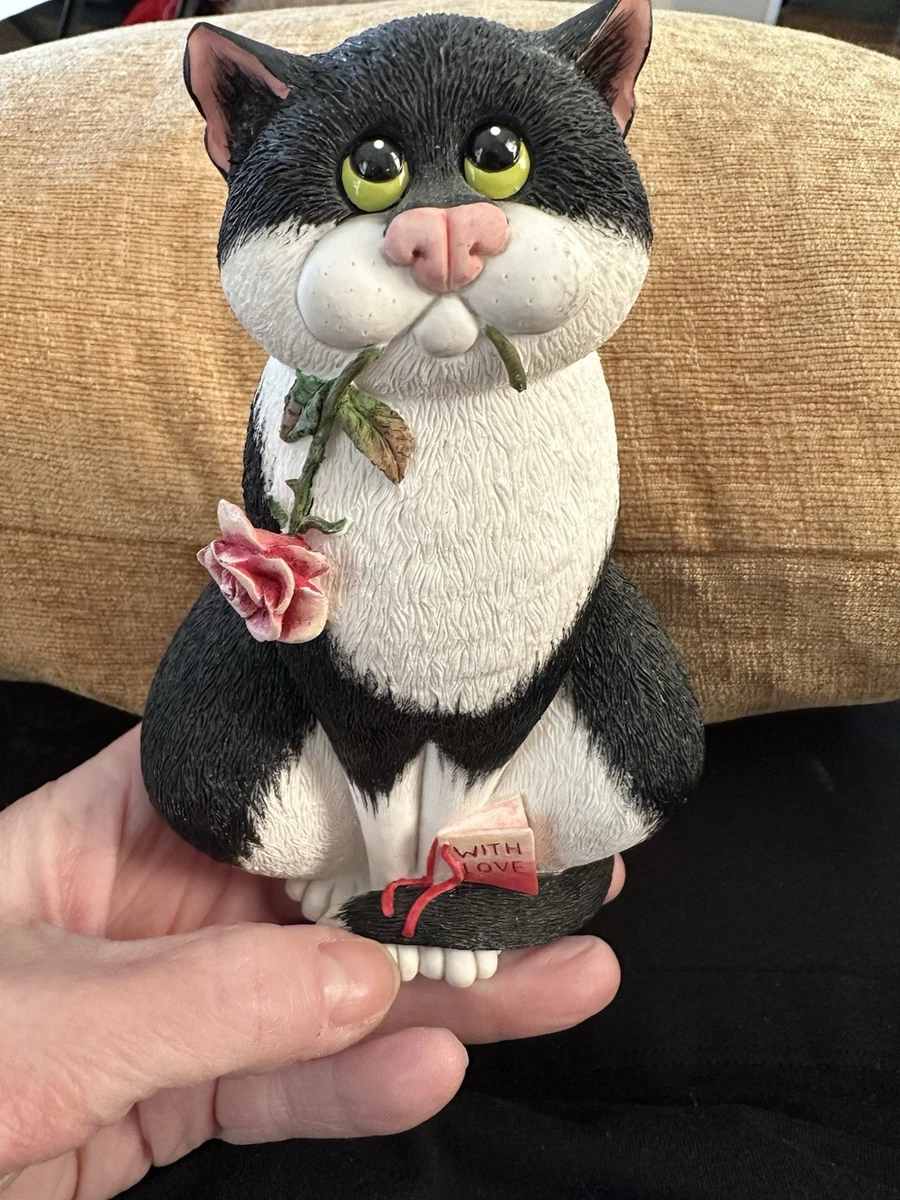 Comic Curious Cats With Love Figurine - 2005 - A6041 Feline Cat