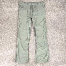 The North Face Womens 10 Pants Olive 30x31 Nylon Horizon Tempest Roll Up Hiking