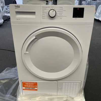 Beko DTBC10001W Condenser Tumble Dryer 10kg Load, Sensor Drying, LED Display - Image 1 of 4