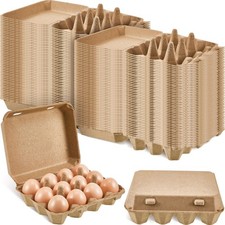 Rtteri 100 Pcs Egg Cartons Bulk 3X4 Style Egg Storage Containers Holder For
