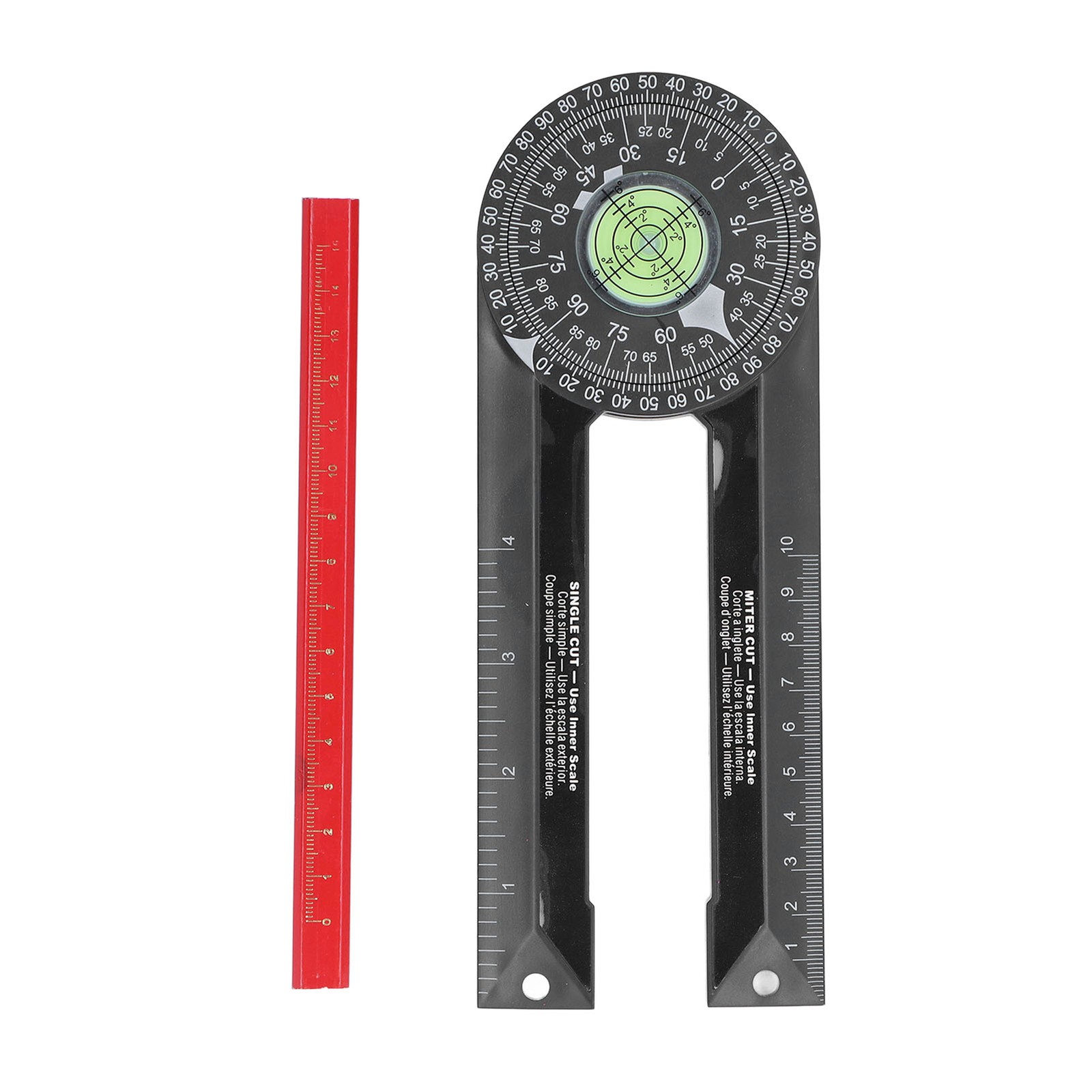 Miter Saw Protractor Angle Finder Gauge Scale For Carpenters Plumbers