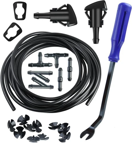 Windshield Washer Nozzles Kit Replacement for Chrysler Dodge Ram, Windshield Was