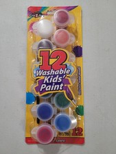 Cra-Z-Art Washable Kids' Paint, Assorted Colors, 2.15 Fl. Oz., 12Pack