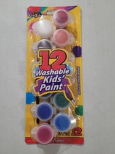 Cra-Z-Art Washable Kids' Paint, Assorted Colors, 2.15 Fl. Oz., 12Pack