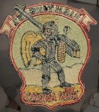Rare Korean War original "Fighting 3rd" Iron Angels original patch no glow 1953