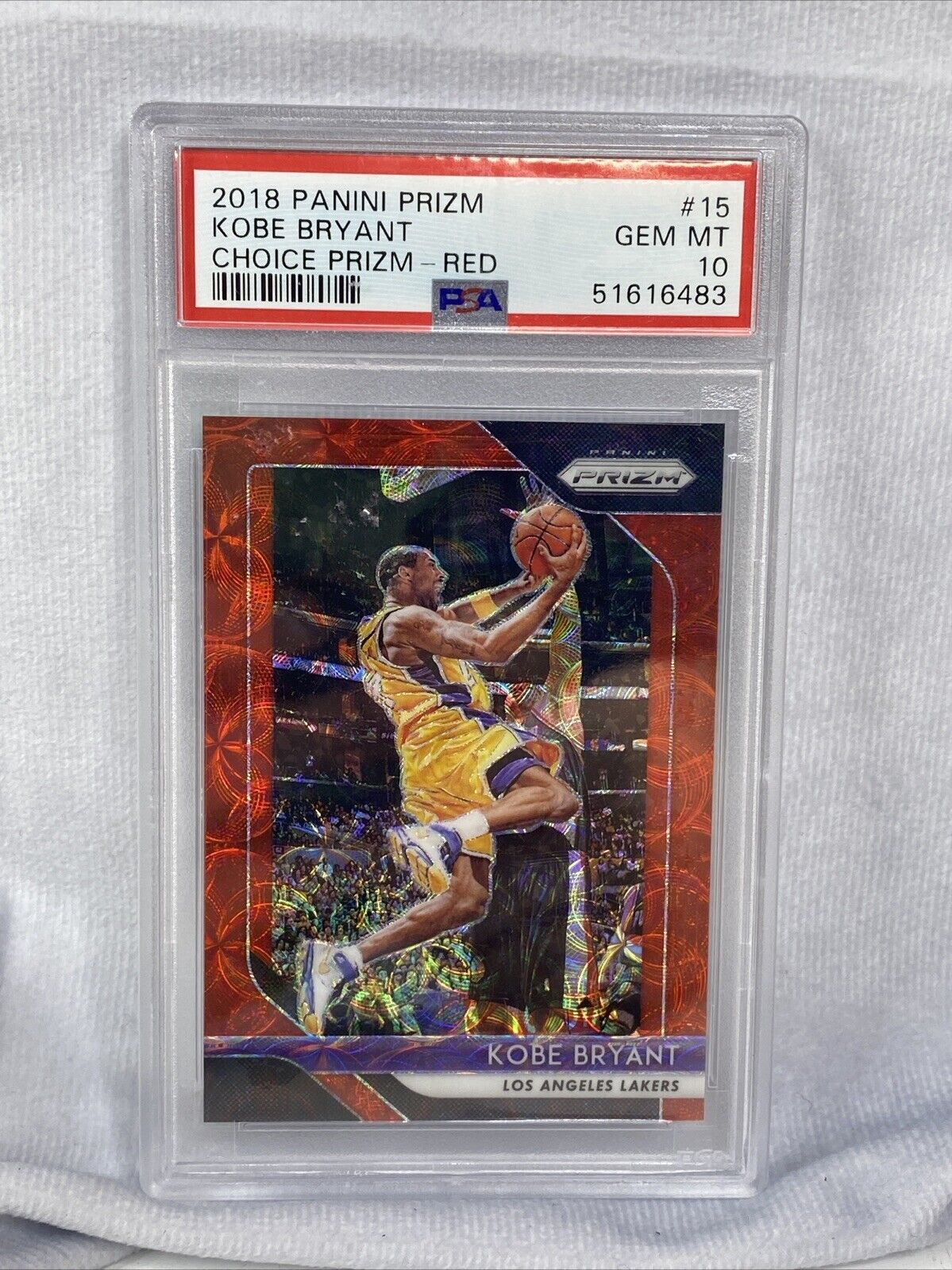 Kobe Bryant 2018 Prizm #15 Choice Red /88 Price Guide Kobe Bryant 2018 Prizm #15 Choice Red /88 Price Guide