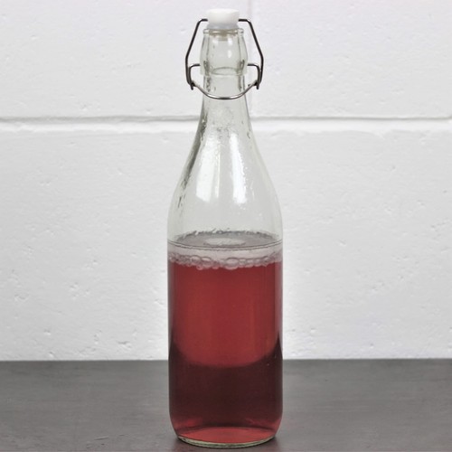 Transparent Glass Storage Bottle Airtight Ceramic Lid Oil Vinegar Bottle 530ml - Picture 4 of 5