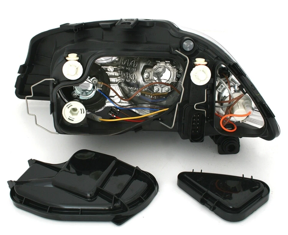 Für Seat Ibiza 6L Cordoba 2002- Scheinwerfer Schwarz Klarglas H3 H7 LINKS RECHTS - Bild 4 von 4