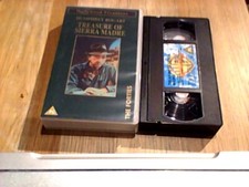 TREASURE OF SIERRA MADRE UK VHS VIDEO 2000 Humphrey Bogart John Huston Classic