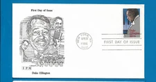 Scott 2211 Duke Ellington Apr 29, 1986 IPM FDC BOXA
