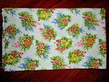 MODA WILDFLOWERS VIPERS BUGLOSS CORNFLOWER BLUE FLORAL FABRIC 44X74" 2.05 YDS