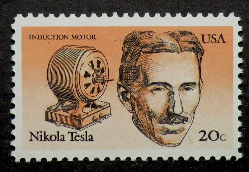 2057 MNH 1983 20c Nikola Tesla Inventors induction motor Father of Physics