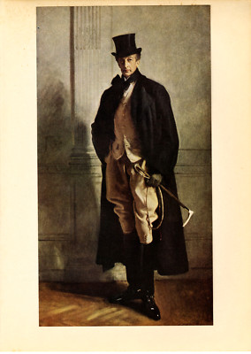 1939 VINTAGE PRINT Painting Lord Ribblesdale John Singer Sargent School Plate
