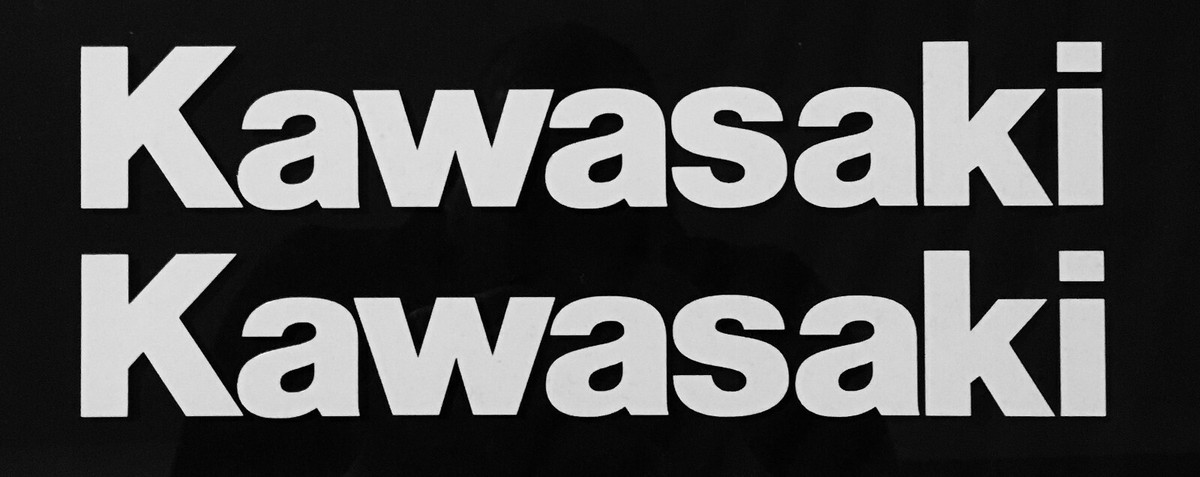 Kawasaki Logo Sticker-Decal 22 Colors Moto-Cross Ninja ATV Super