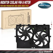 Radiator Cooling Fan Assembly for Ram ProMaster 1500 2500 3500 2014-2021 V6 3.6L