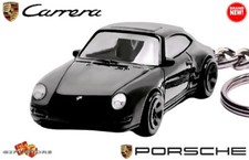 RARE KEYCHAIN BLACK PORSCHE 911 CARRERA CUSTOM Ltd Ed GREAT GIFT