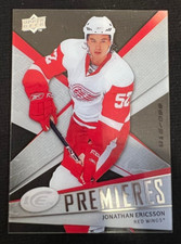 JONATHAN ERICSSON 2008-09 Upper Deck Ice Hockey Premieres #127 RC #516/999