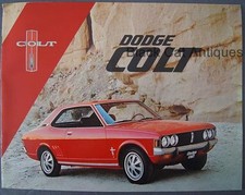 Orig Vintage Chrysler Dodge Colt 2 & 4 Door Wagon Car Sales Brochure Canada