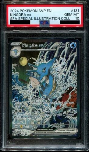 PSA 10 Kingdra Ex SVP 131 Full Art Special Illustration English Promo Pokemon