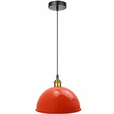 Industrial Pendant Light fitting Metal Ceiling Light Shade Hanging Retro Lamp UK