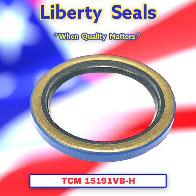 TCM 15191VB-H-BX  NBR Carbon Steel Oil Seal, VB-H Type  By Dichtomatik