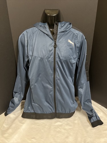 black puma puffer jacket