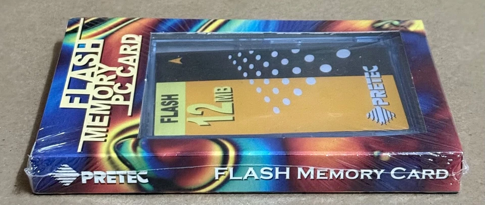 Pretec 12 MB Flash Memory PC Card Rare New Sealed Collectible Flash Card - Image 3 of 4