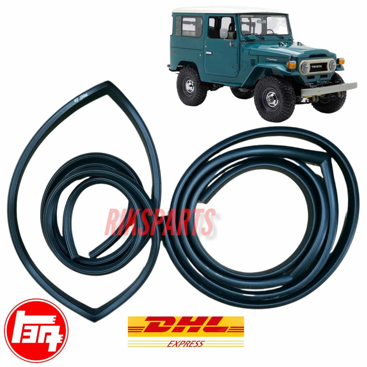 For Toyota Land Cruiser FJ40 FJ45 BJ40 45 HJ45 Door Rubber Weatherstrip FL /A1 | UK
