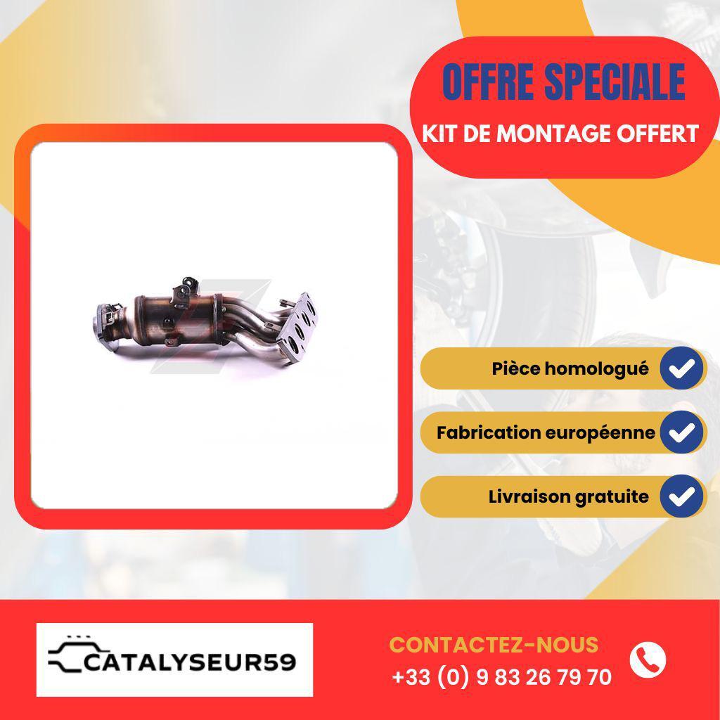 Catalyseur Toyota Corolla Verso 1.8i réduction émissions gaz CO2 moteur 1ZZ-FE