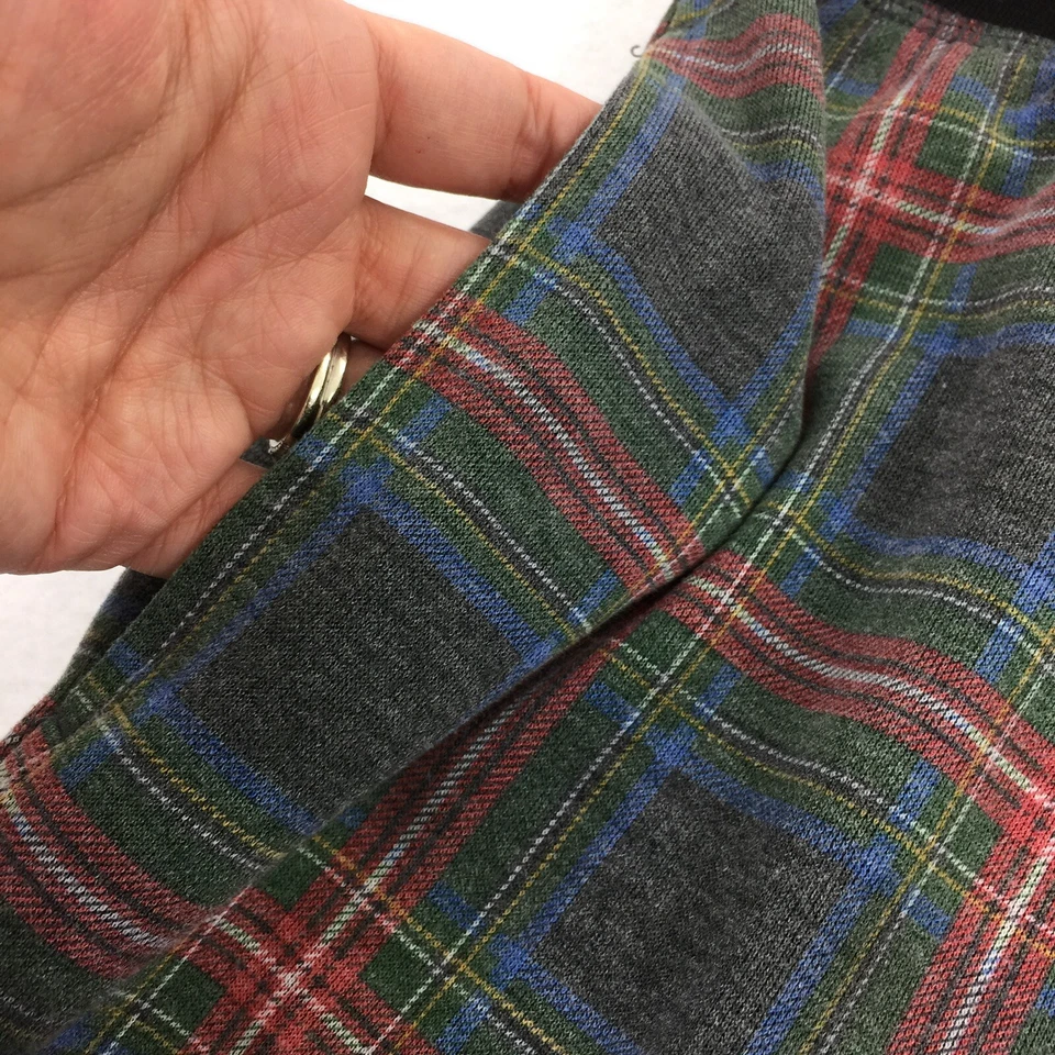 Pantalones de pijama lisos con cordón Fruit of the Loom talla mediana adulto gris rojo negro Foto 3 de 4