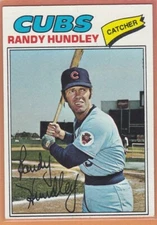 1977 TOPPS BASEBALL RANDY HUNDLEY #502 CUBS EX+ *91427