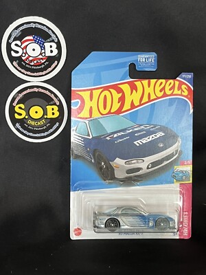 Hot Wheels 1995 Mazda RX-7 Silver Diecast Sealed NM Condition | eBay