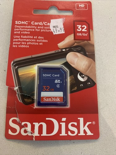 SanDisk 32 Go Secure Digital Haute Capacité (SDHC) - 1 carte - Photo 4 sur 5
