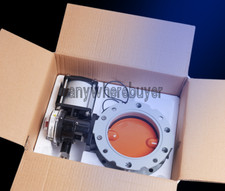 1x Pneumatic powder Cement double flanged butterfly valve Powder butterfly valve