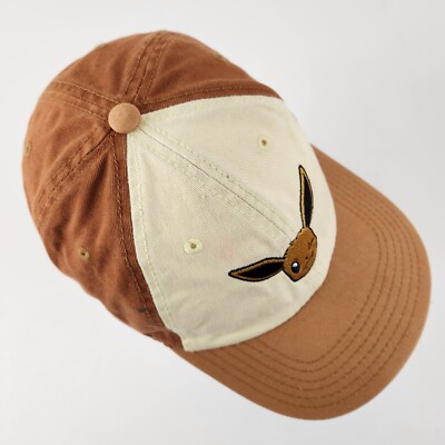 Pokemon Gift Pokemon Brown Eevee Adjustable Curved Peak Cap Girls