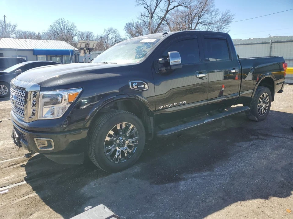 Used Front Left Door Interior Trim Panel fits: 2017 Nissan Titan xd  Grade A - Image 2 of 4