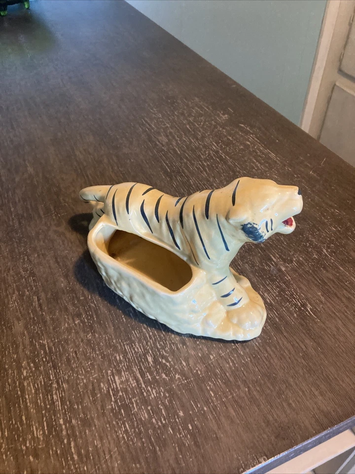 Керамический тигровый цветочный горшок ретро Vantage - Изображение 2 из 4